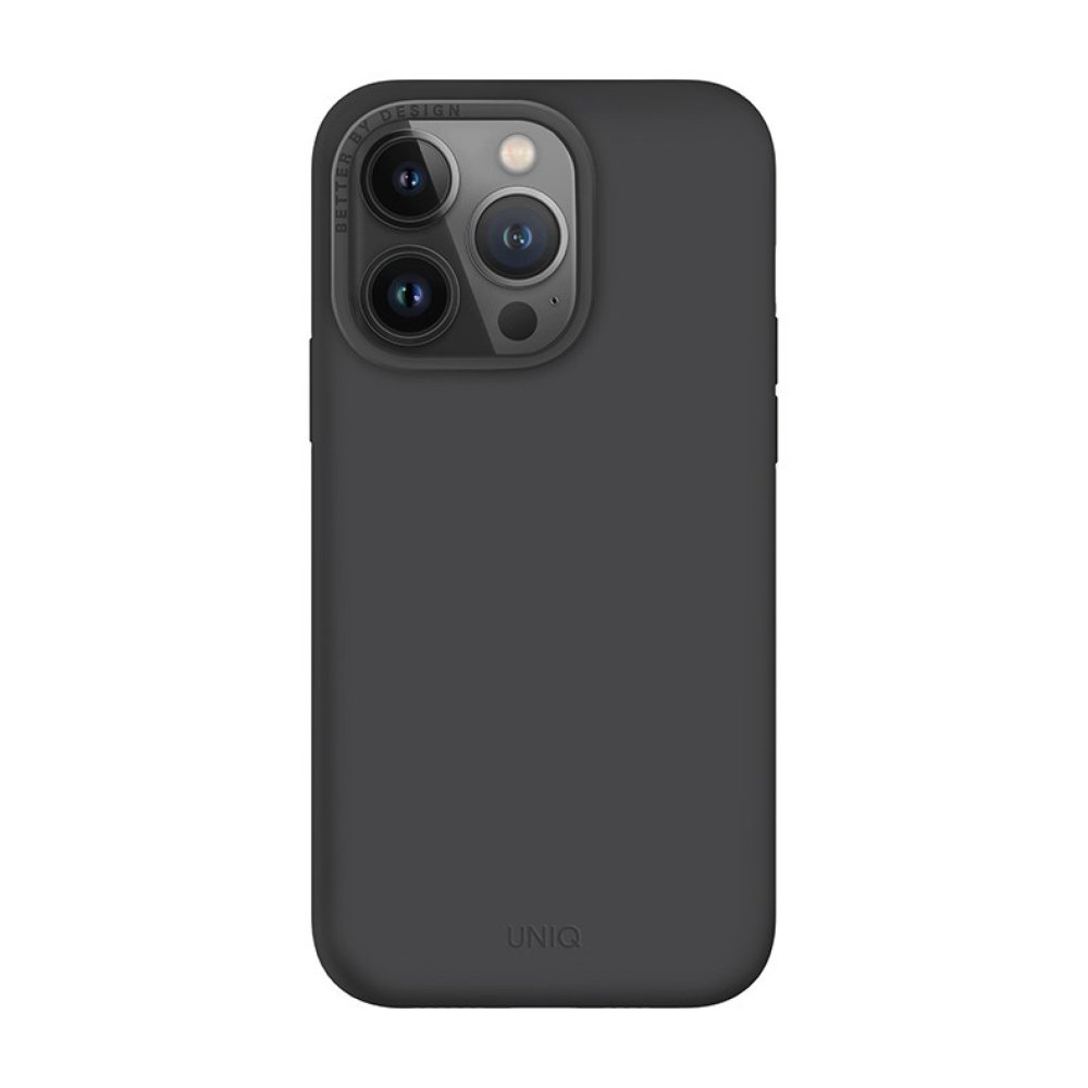 Чехол Uniq LINO с MagSafe для iPhone 14 Pro Max. Цвет: серый