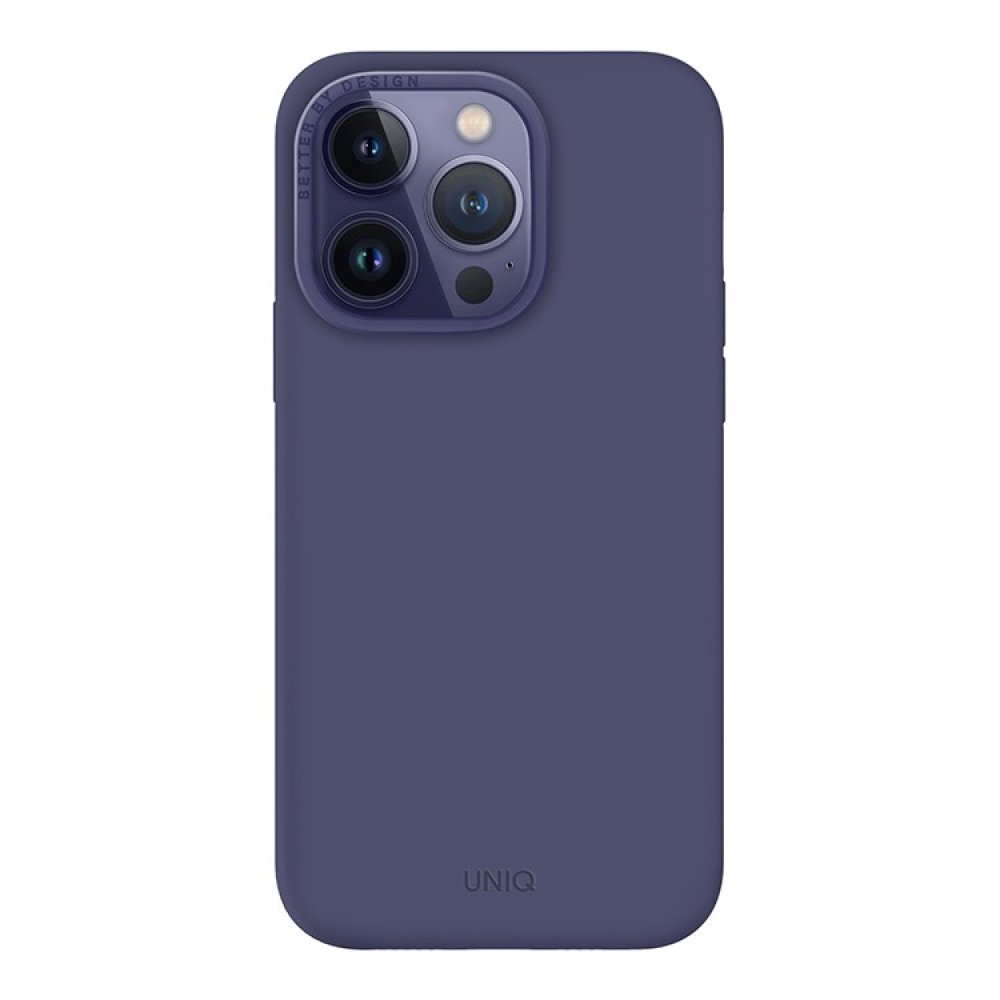 Чехол Uniq LINO для iPhone 14 Pro. Цвет: фиолетовый