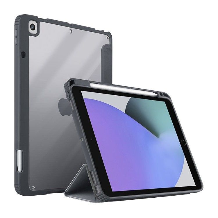 Чехол Uniq для Apple iPad 10.2" Moven антимикробный. Цвет: серый