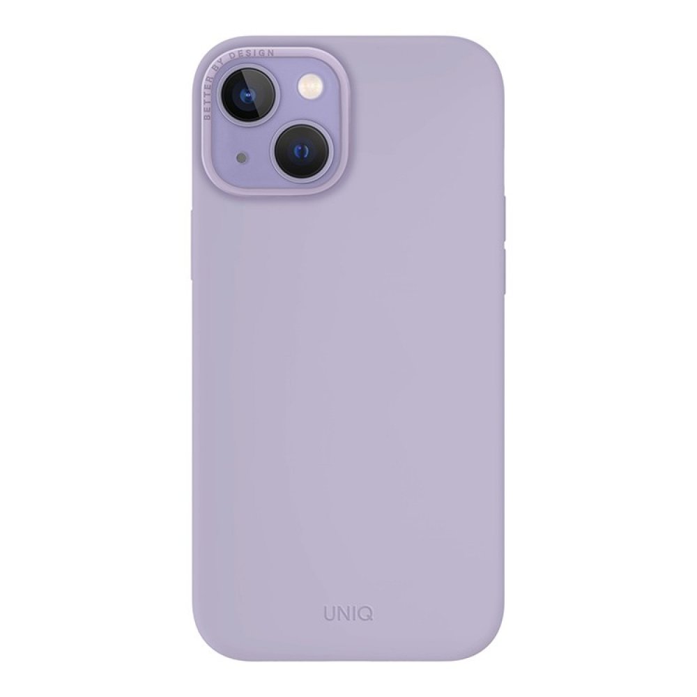 Чехол Uniq LINO для iPhone 14. Цвет: лавандовый