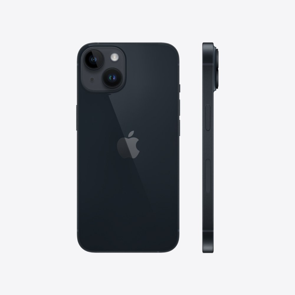 Смартфон Apple iPhone 14 128 ГБ (nano-SIM + eSIM). Цвет: "Тёмная ночь"