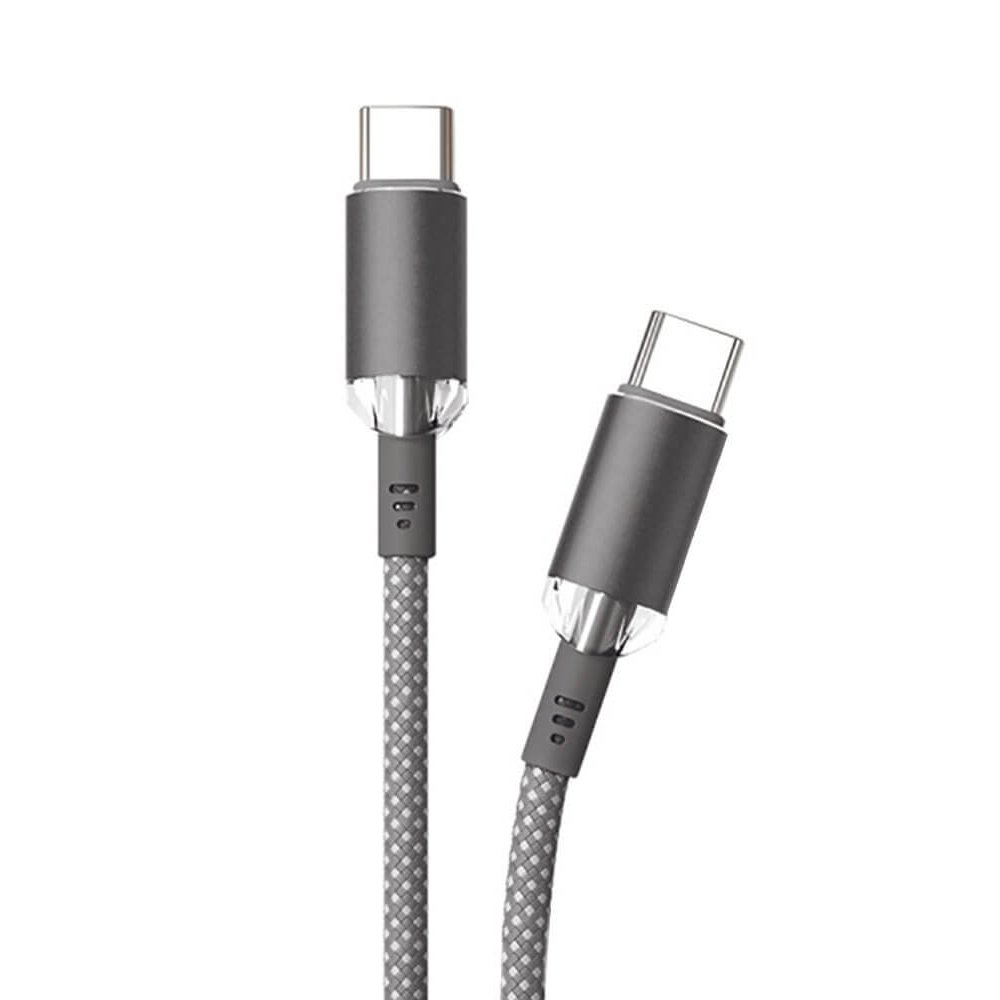 Кабель VLP Diamond Cable USB-C — USB-C, 1.2м. Цвет: серый