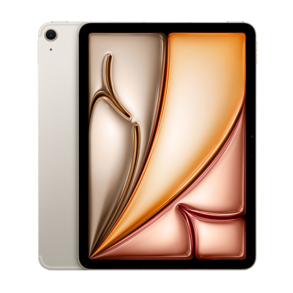 Планшет Apple iPad Air 11" (2024) Wi-Fi + Cellular 128 ГБ. Цвет: "Сияющая звезда"