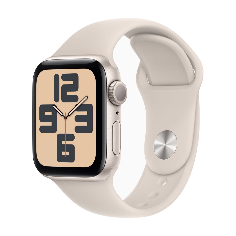 Apple Watch SE (2023), 40мм, корпус из алюминия цвета "Сияющая звезда"