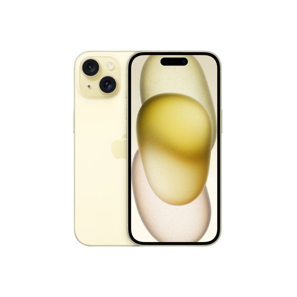 Смартфон Apple iPhone 15 256 ГБ (nano-SIM + eSIM). Цвет: желтый