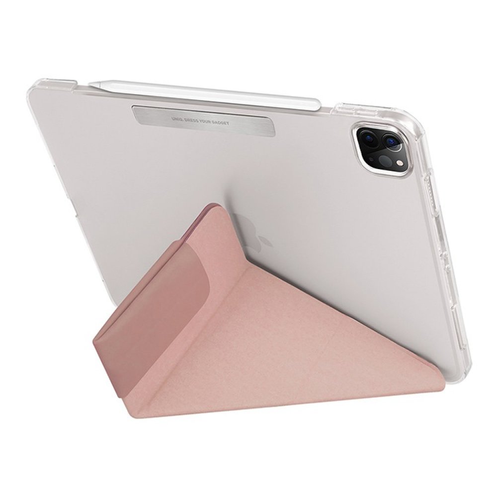 Чехол Uniq для Apple iPad Pro 11" Camden антимикробный. Цвет: розовый