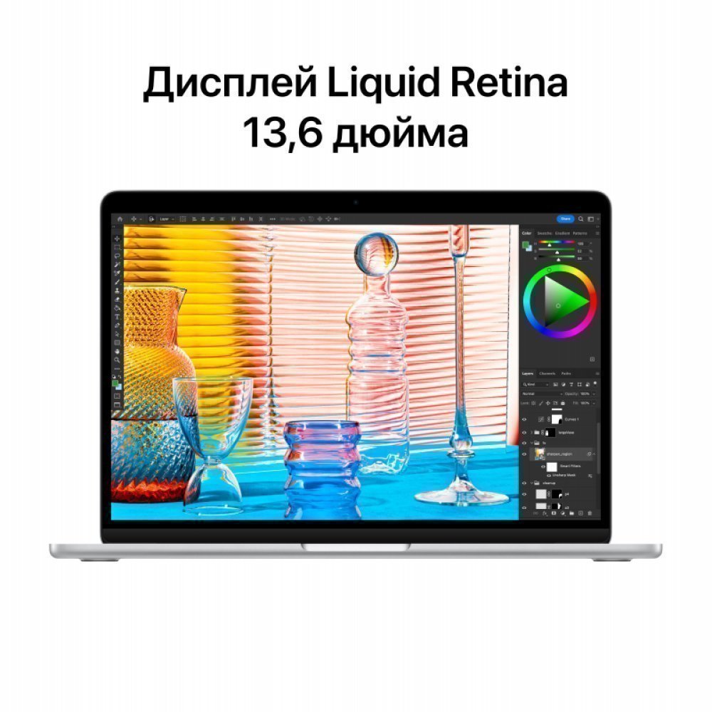 Ноутбук Apple MacBook Air 13" (M2, 2022), 8 ГБ / 256 ГБ SSD Цвет: "Серый космос"
