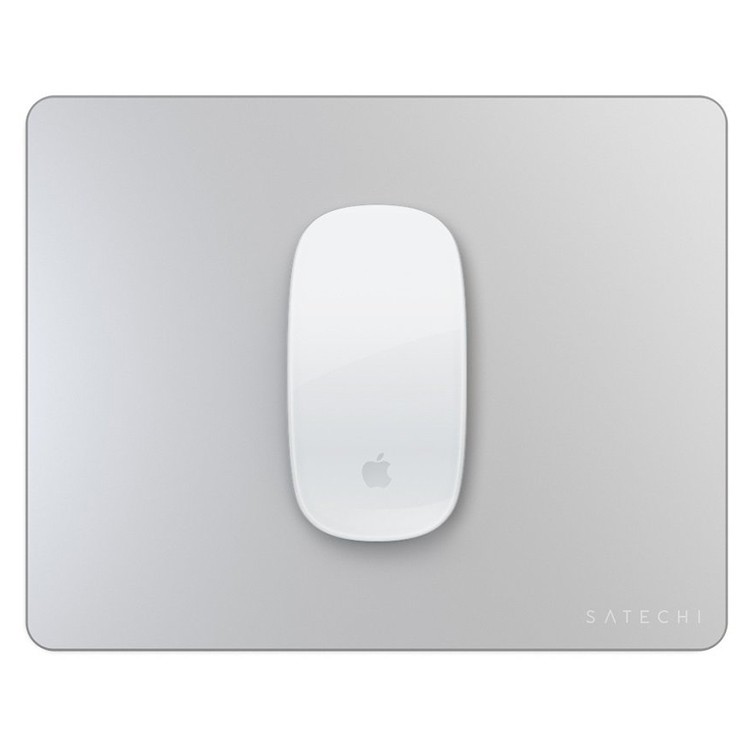 Коврик Satechi Aluminum Mouse Pad для компьютерной мыши. Материал алюминий. Цвет серебристый