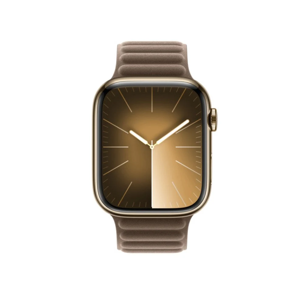 Ремешок Apple для Apple Watch 45мм с магнитной застежкой, FineWoven, M/L. Цвет: "Серо-коричневый"
