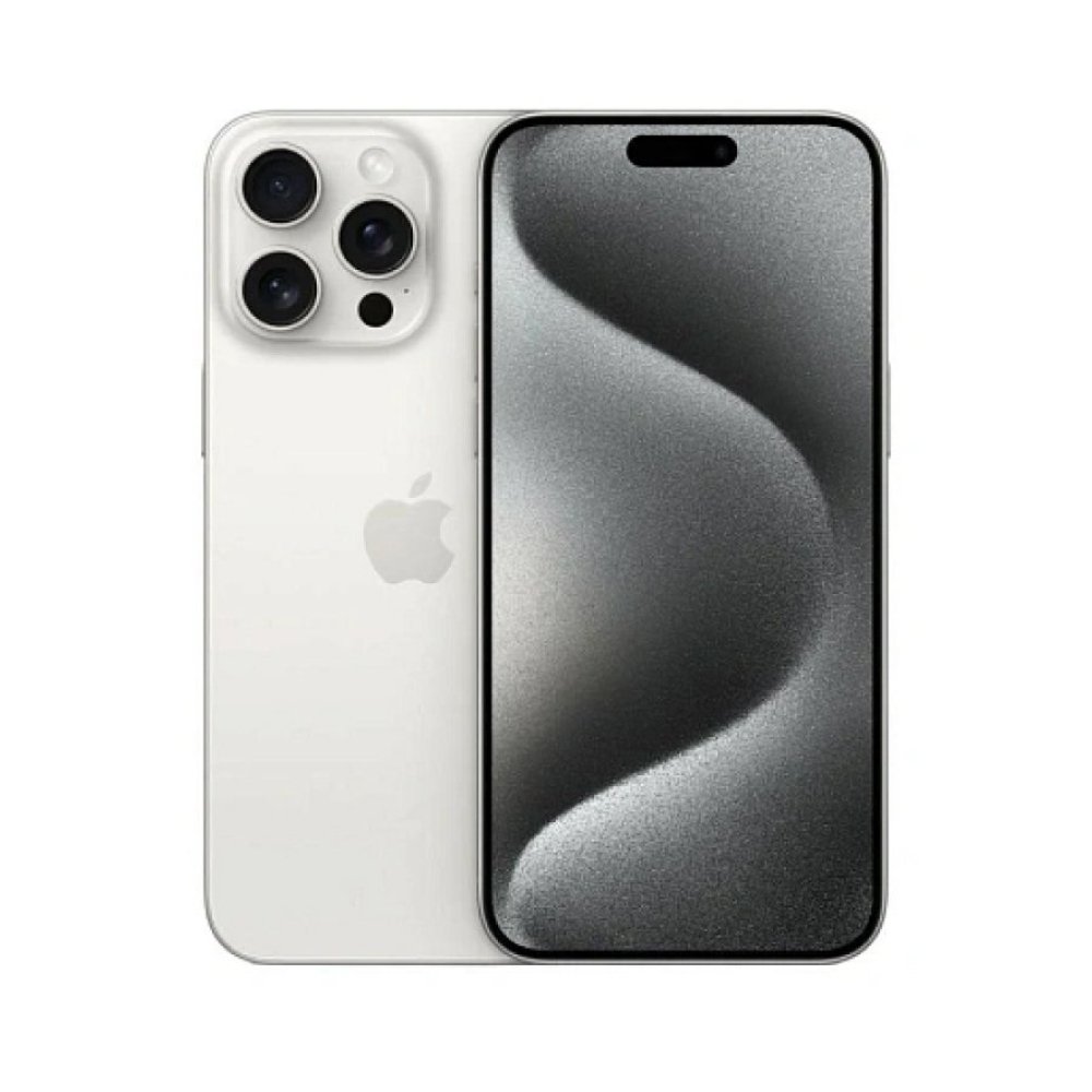 Смартфон Apple iPhone 15 Pro 128 ГБ (dual nano-SIM). Цвет: "Белый Титановый"