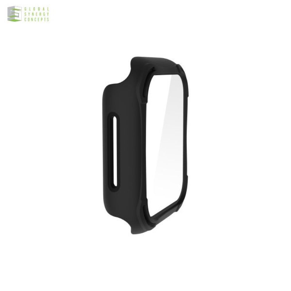 Чехол Uniq Torres антимикробный для Apple Watch 4/5/6/SE 44мм. Цвет: чёрный