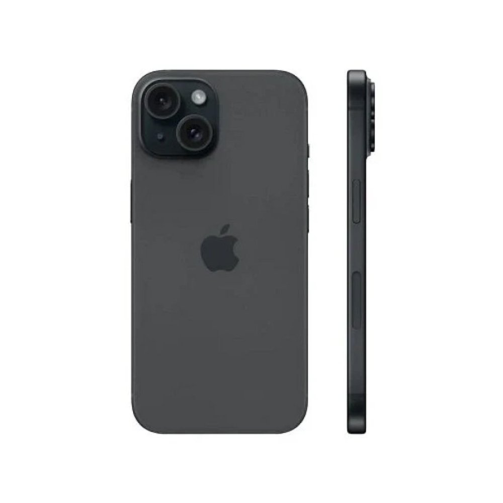 Смартфон Apple iPhone 15 256 ГБ (dual nano-SIM). Цвет: черный