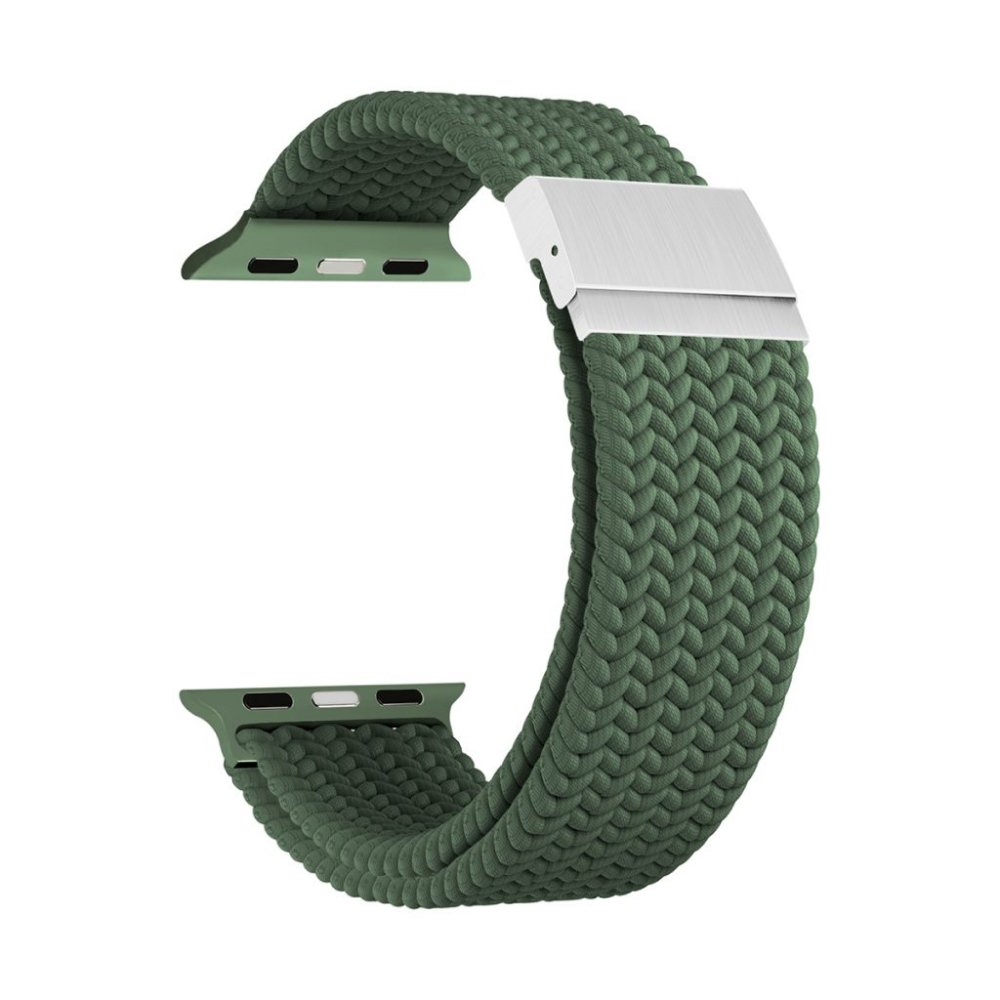 Ремешок нейлоновый Lyambda Pleione для Apple Watch 38/40/41мм. Цвет: зелёный