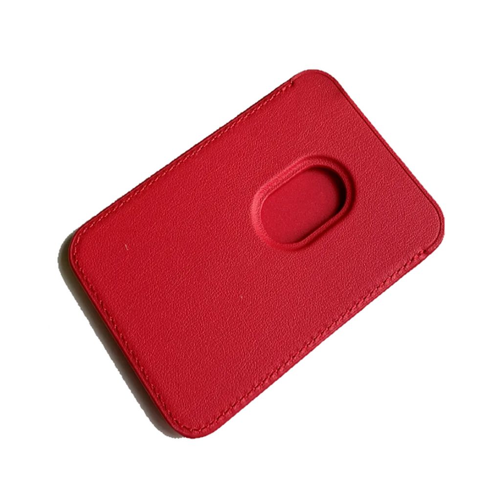 Чехол-бумажник K-Doo Leather Wallet Magsafe, кожаный. Цвет: красный