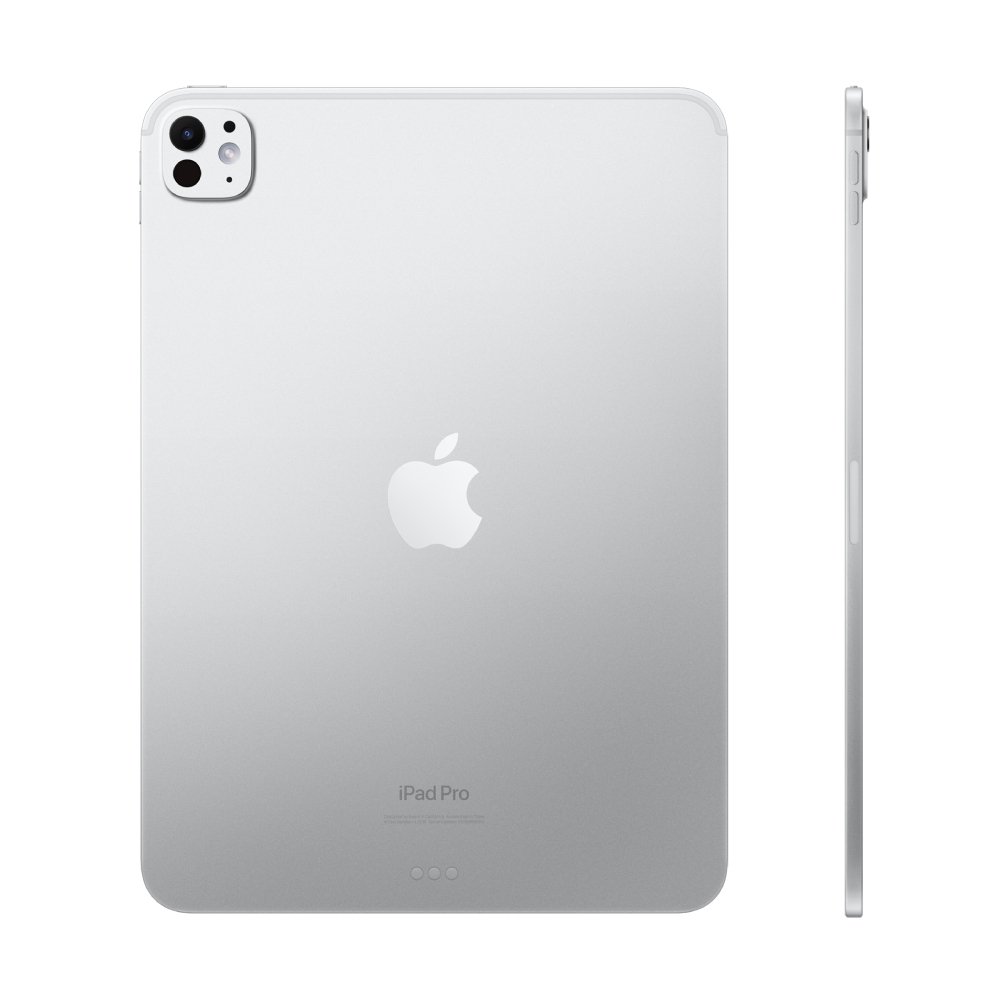 Планшет Apple iPad Pro 11" (M4, 2024) Wi-Fi + Cellular 256 ГБ. Цвет: серебристый