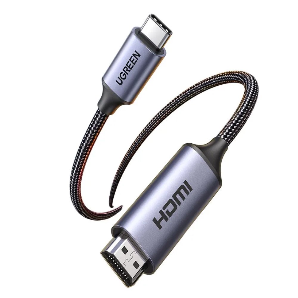 Адаптер UGREEN CM565 USB-C to HDMI 8K 60HZ. Цвет: "серый космос"