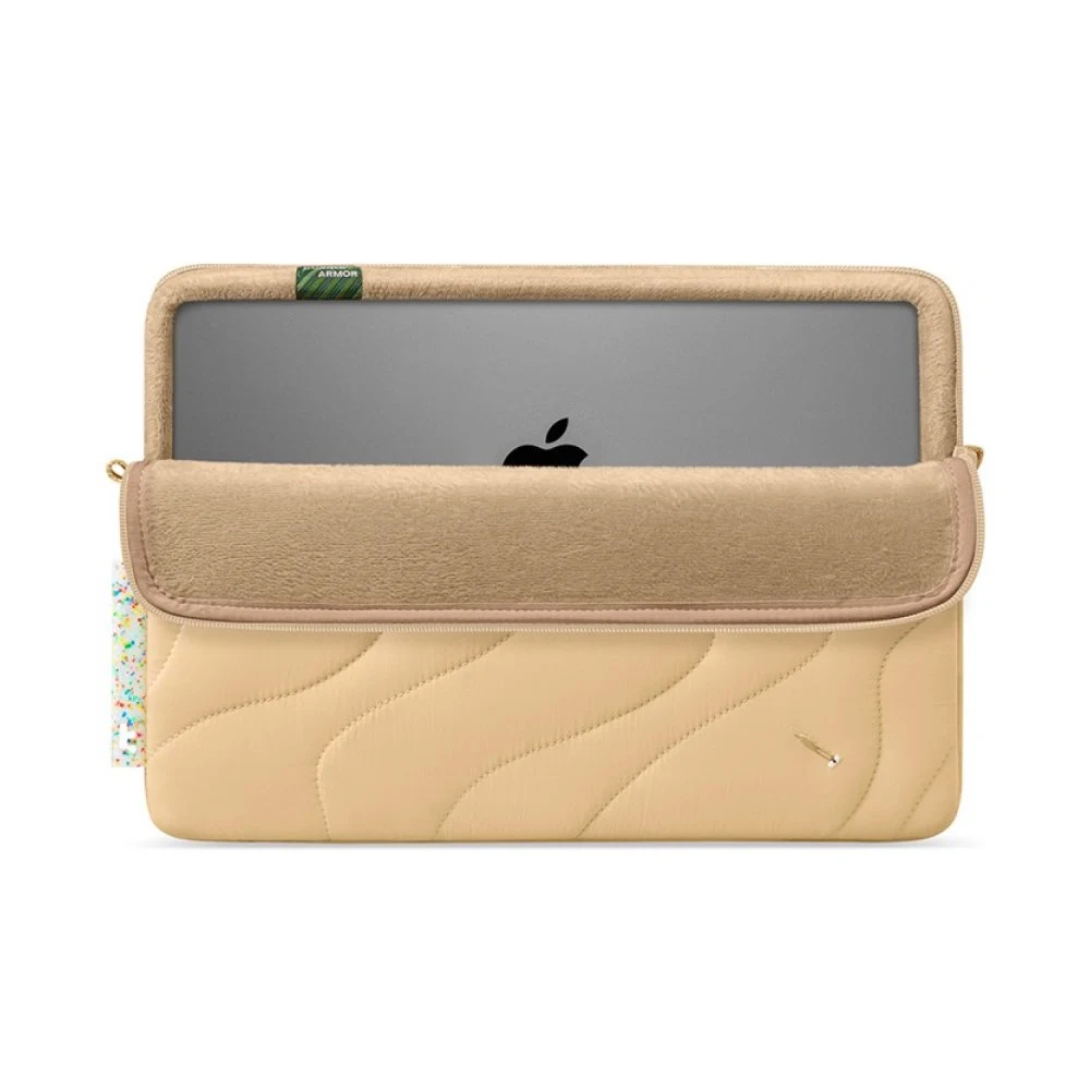 Чехол Tomtoc Laptop Terra-A27 Sleeve для MacBook Air/Pro 15". Цвет: бежевый