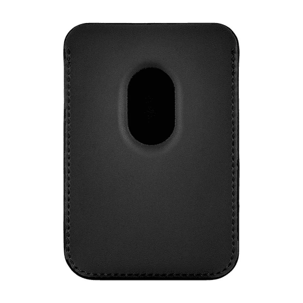 Магнитный бумажник Ubear Shell Case с Magsafe, эко-кожа. Цвет: чёрный