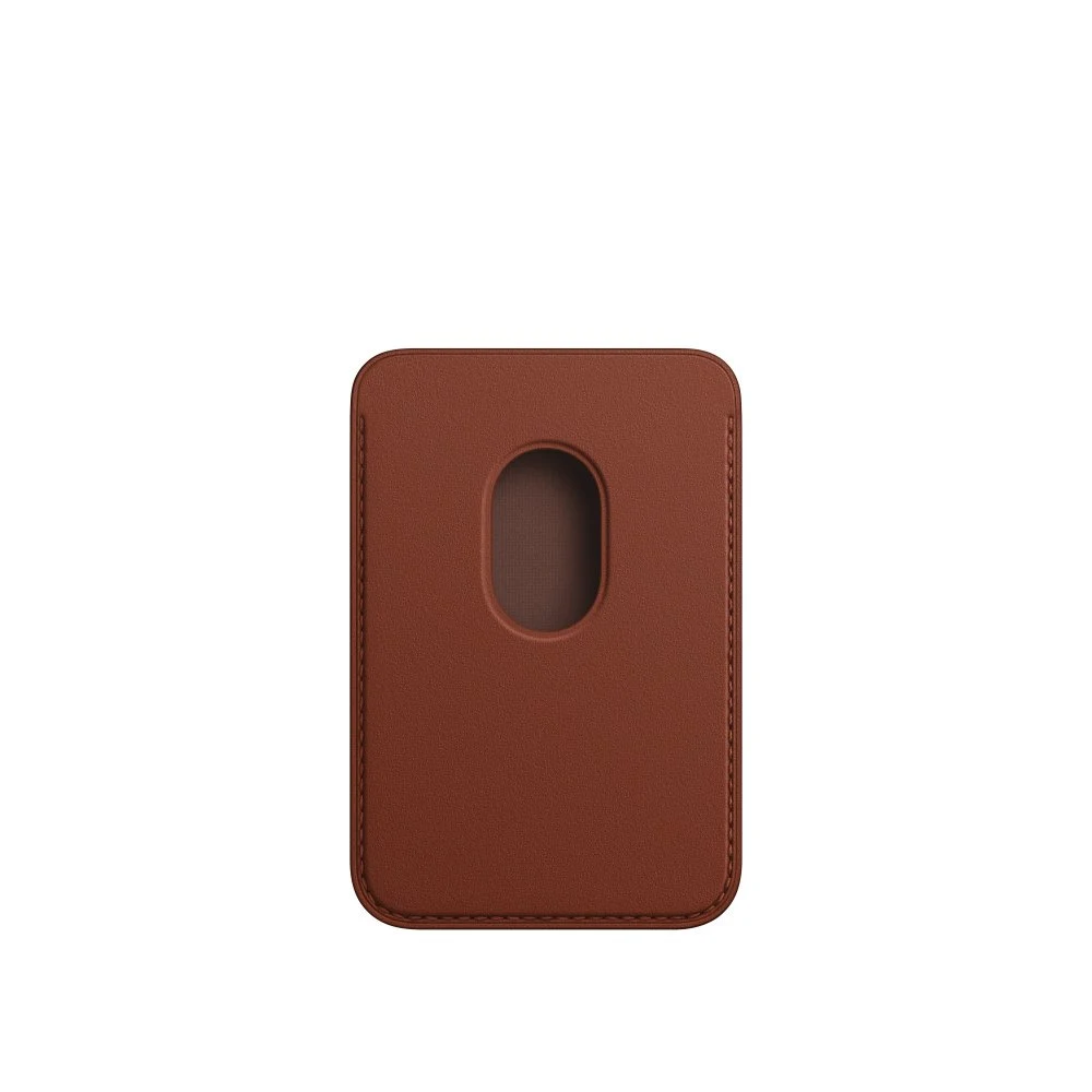 Кожаный чехол-бумажник MagSafe для iPhone Umber